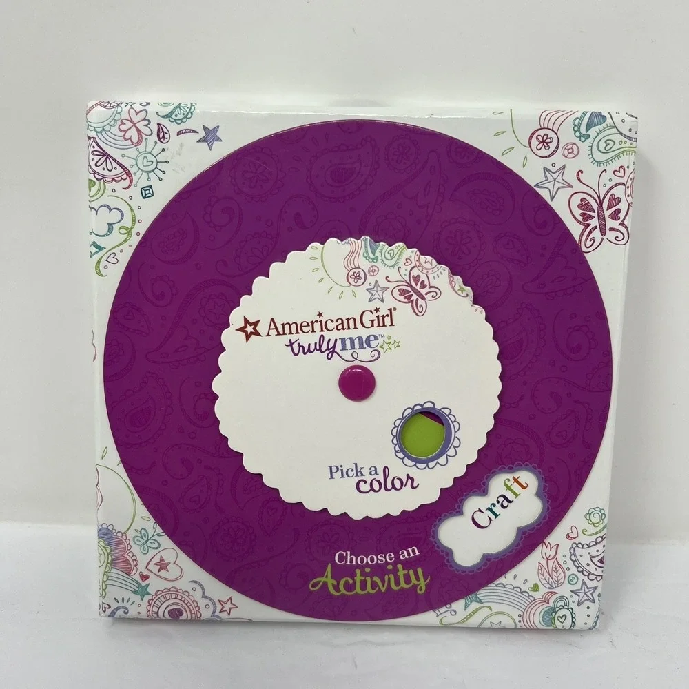 American Girl Truly Me Activity Wheel Crafts Pick A Color Creative Toy Accessory
